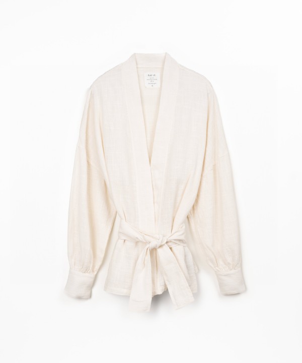 Camisa de tecido em algod�o org�nico