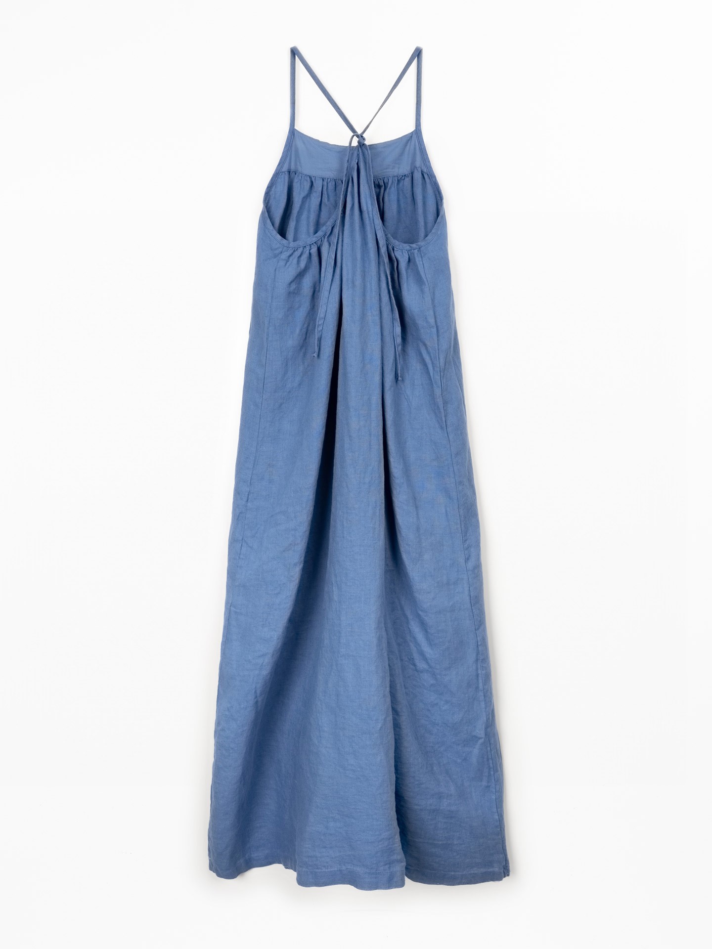 Vestido comprido em linho