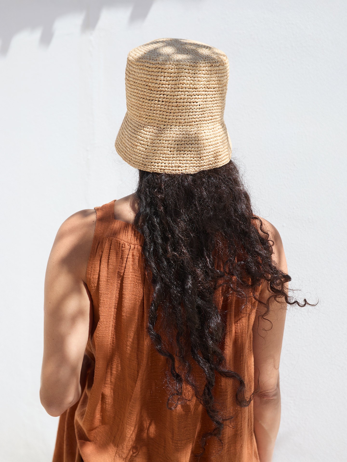 Robe longue sans manches en coton biologique