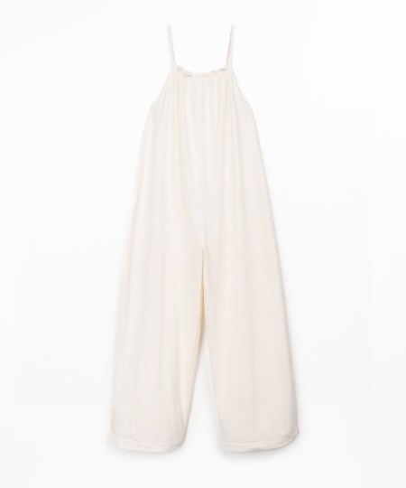 Combinaison en maille en coton biologique et recycl?