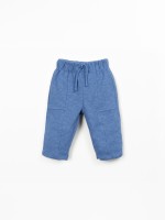 Pantaloni in maglina di cotone biologico