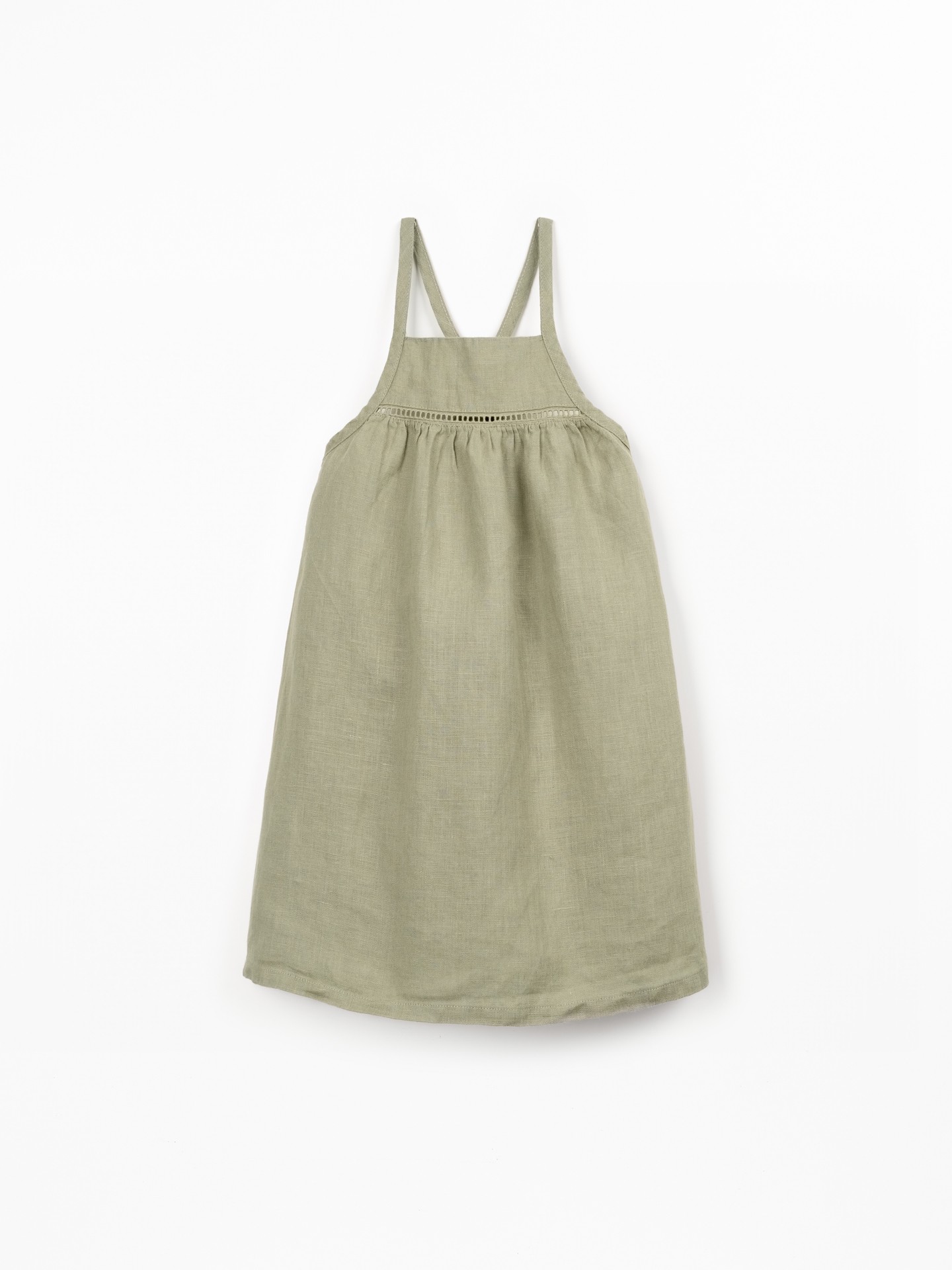 Robe en tissu de lin