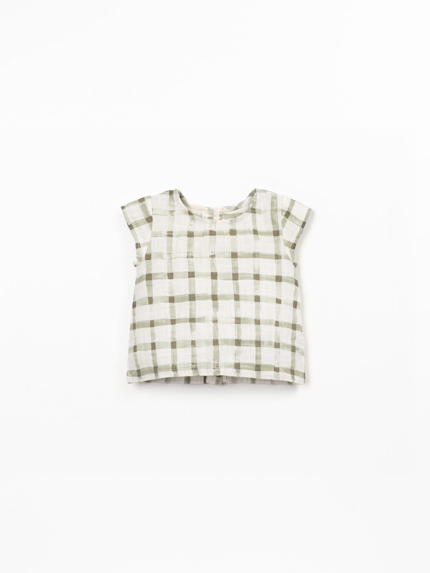 Blouse avec imprimé à carreaux