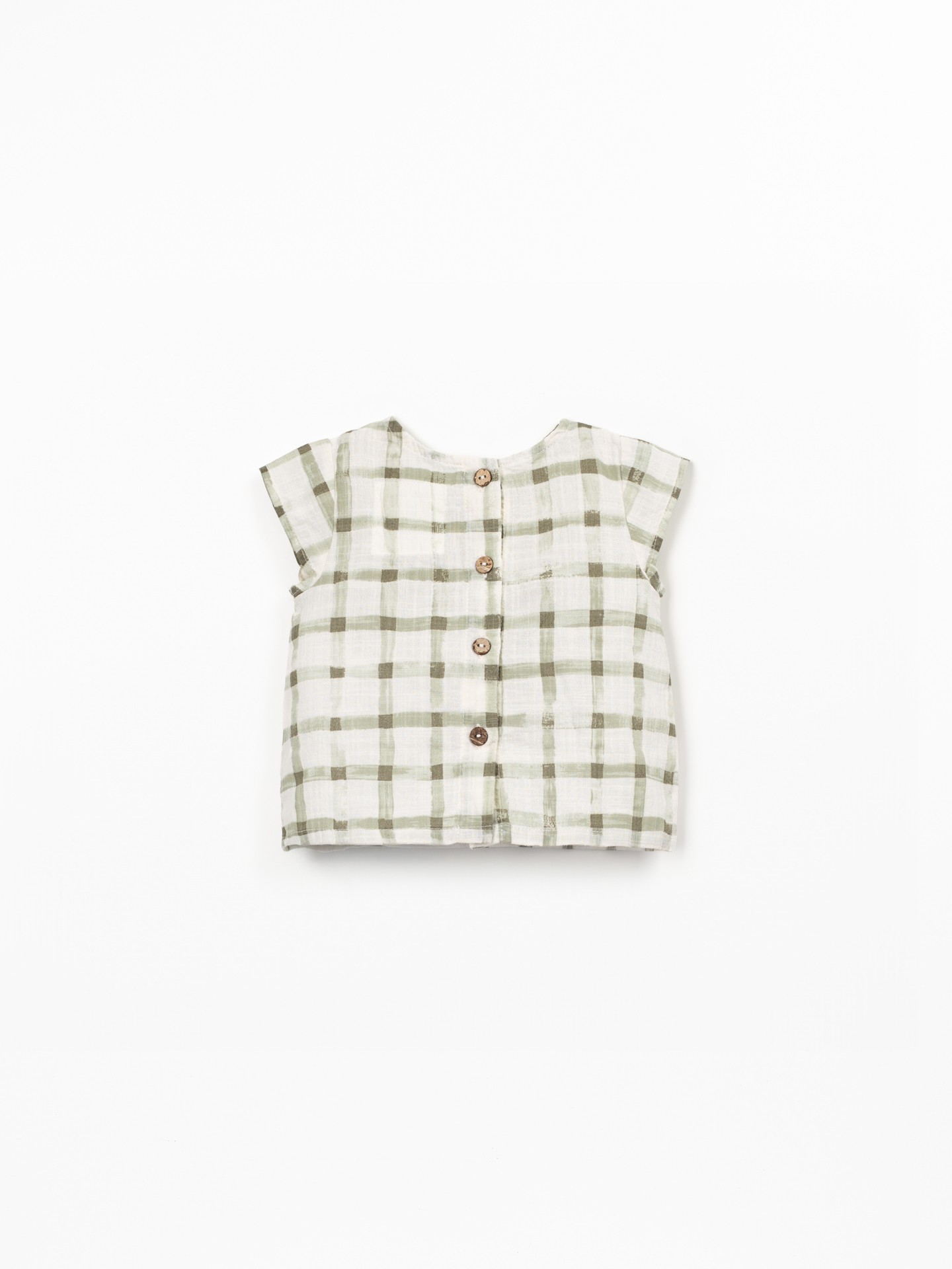 Blouse avec imprimé à carreaux