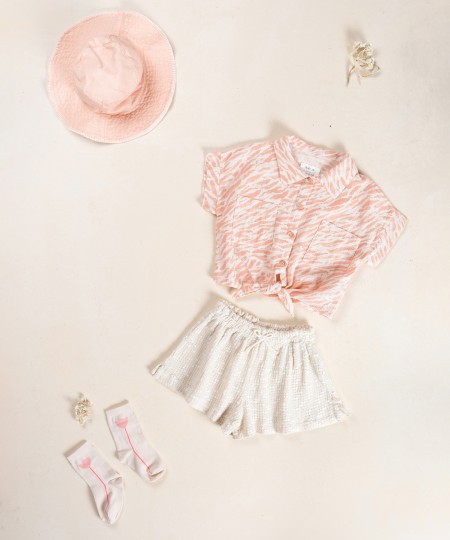 Cappello di cotone con tesa