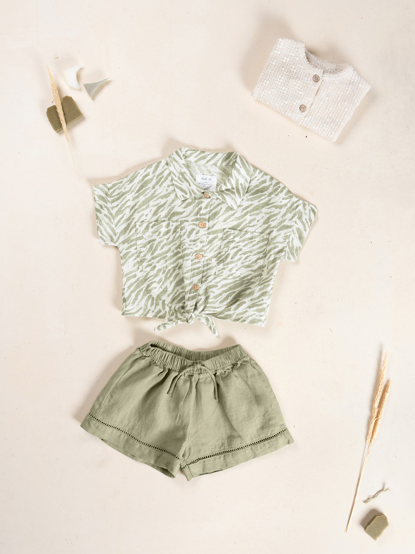 Chemise en coton biologique à imprimé