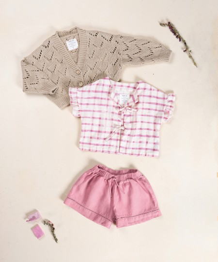 Chemise en tissu de coton biologique