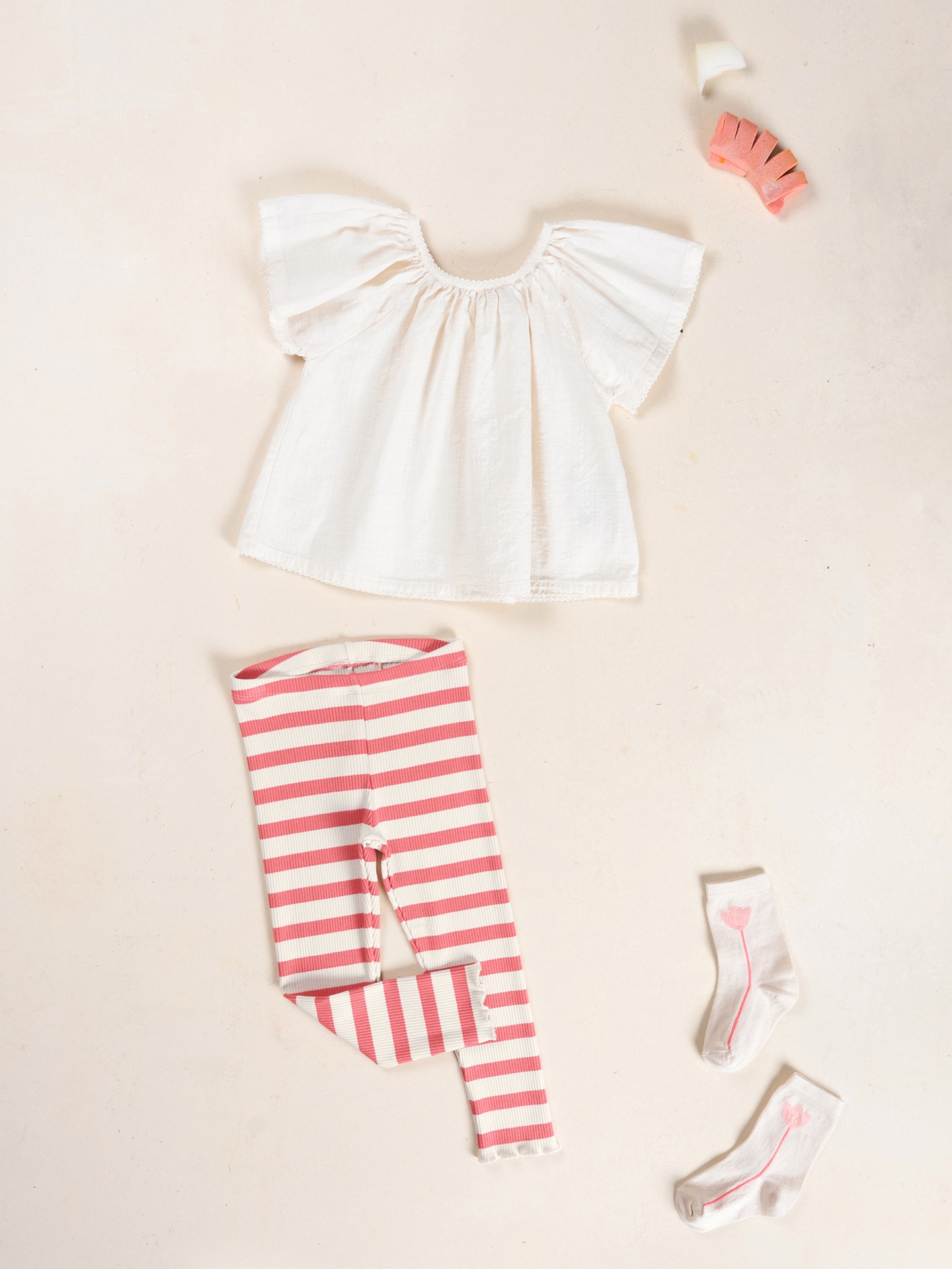 Calzini jacquard con motivo floreale