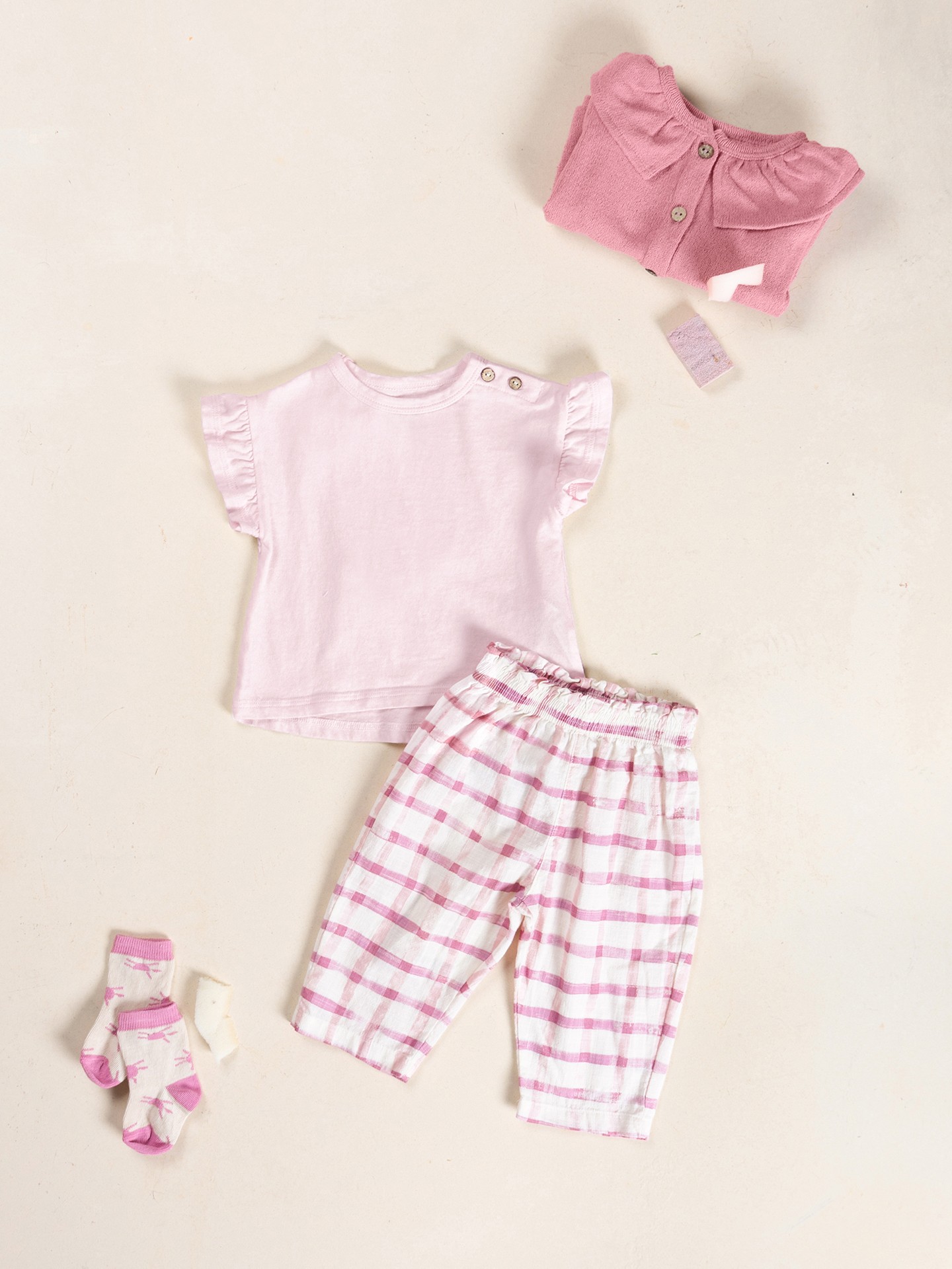 Camiseta de punto en algodón orgánico y reciclado