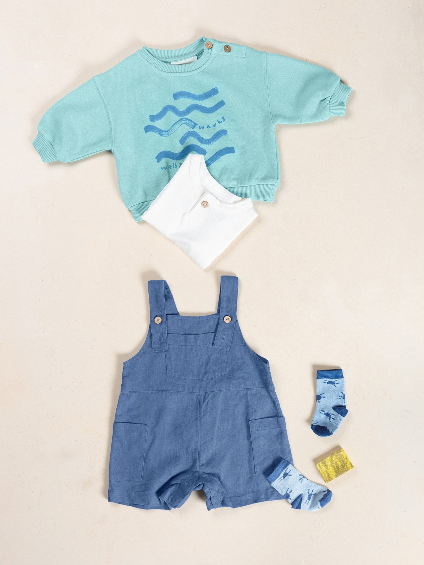 Linen fabric jumpsuit