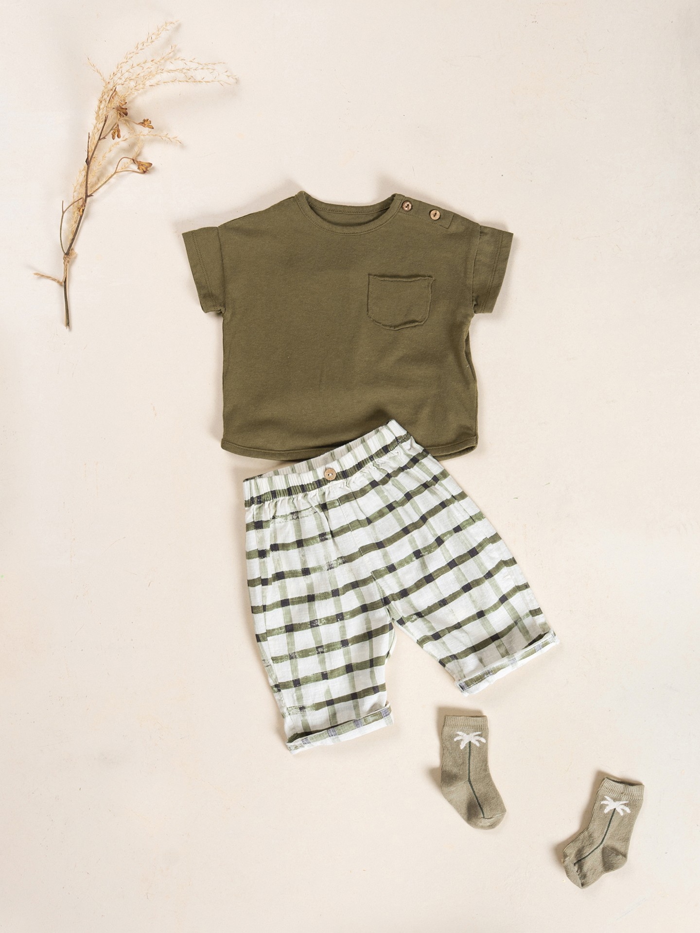 Calzini con disegno di palma