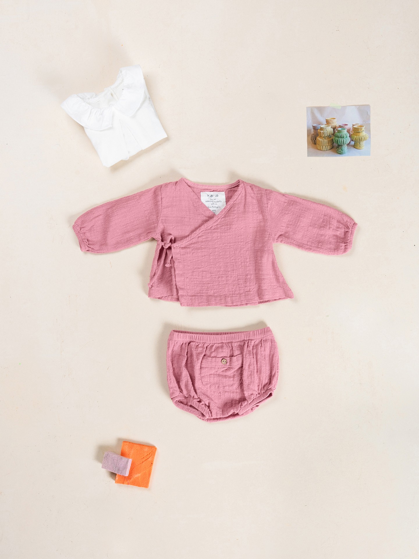 Pantaloncini in tessuto con tasca