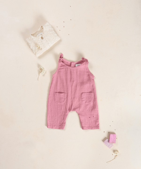 Organic cotton fabric jumpsuit