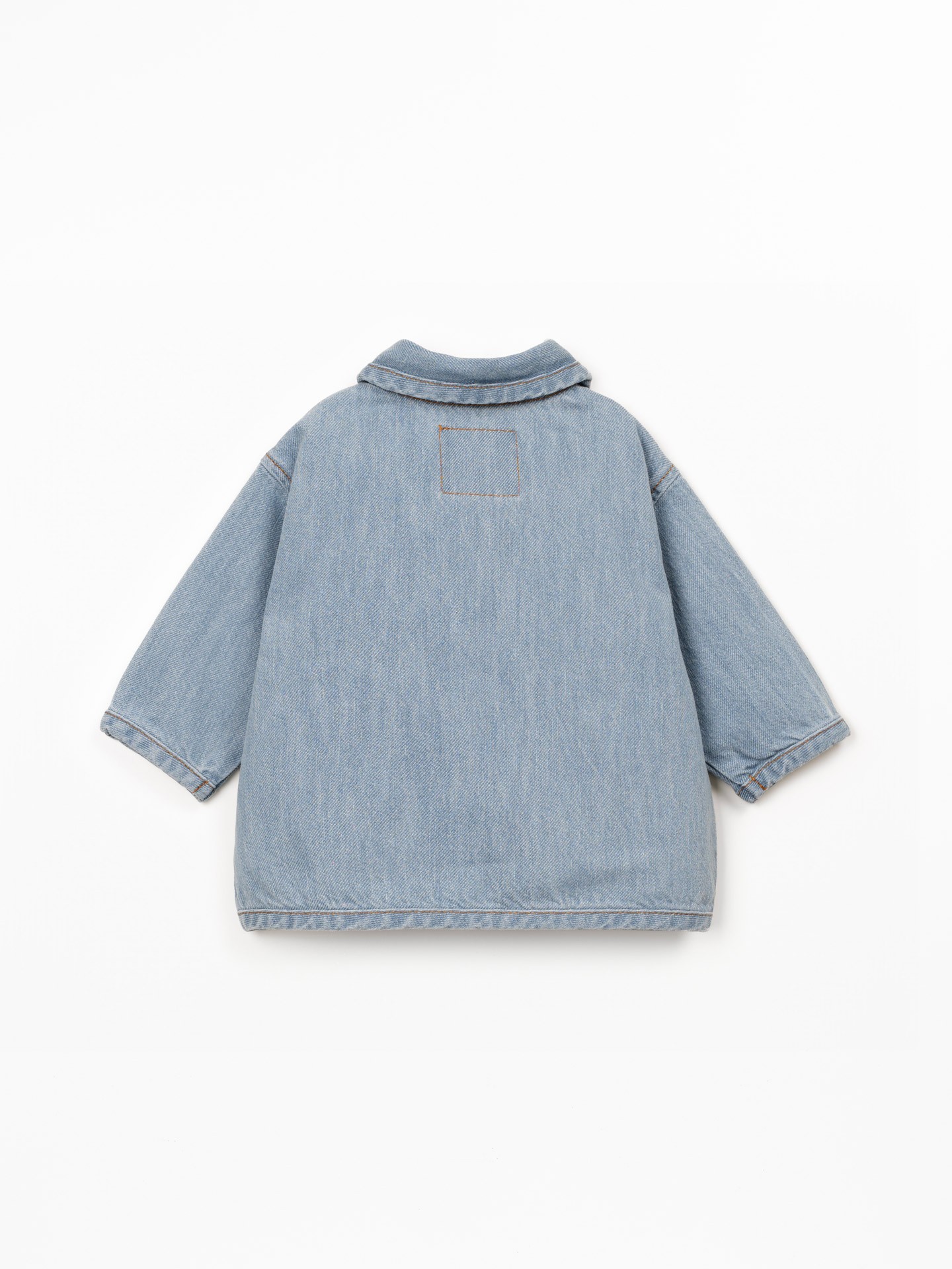 Giacca in denim con bottoni in cocco