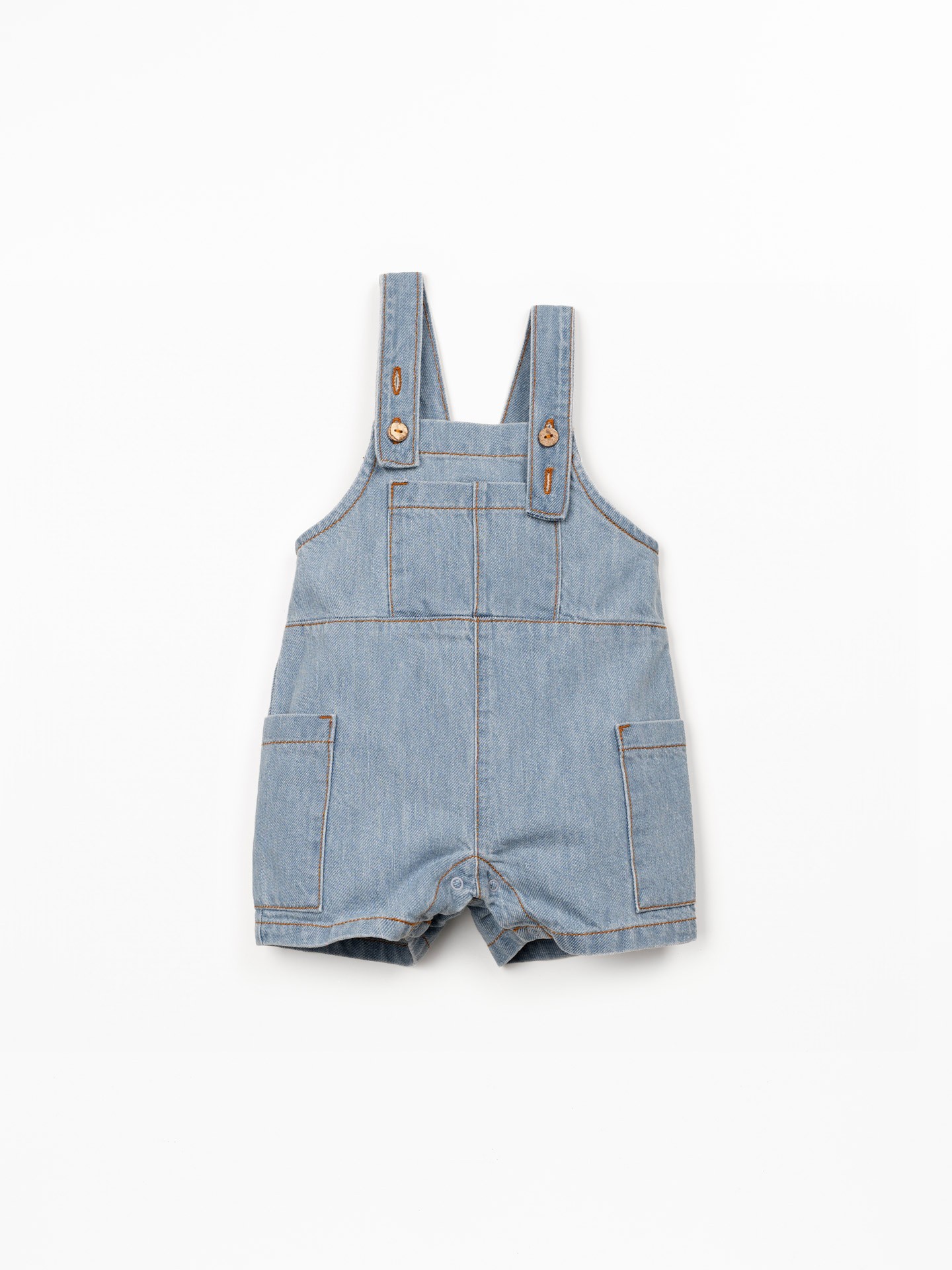 Tuta in denim di cotone