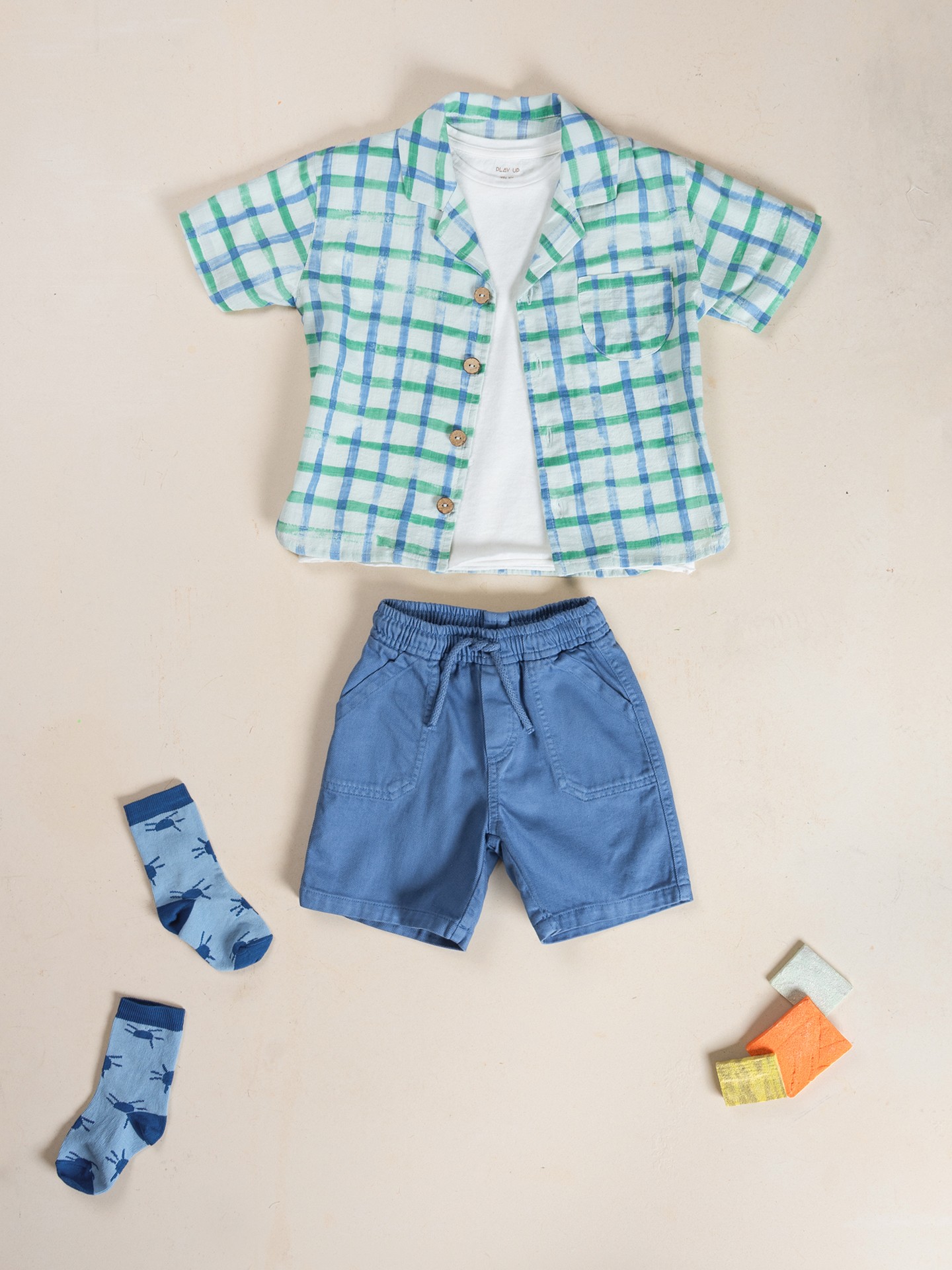 Camicia in tessuto stampato