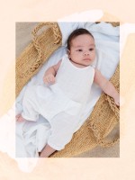 Organic cotton fabric jumpsuit