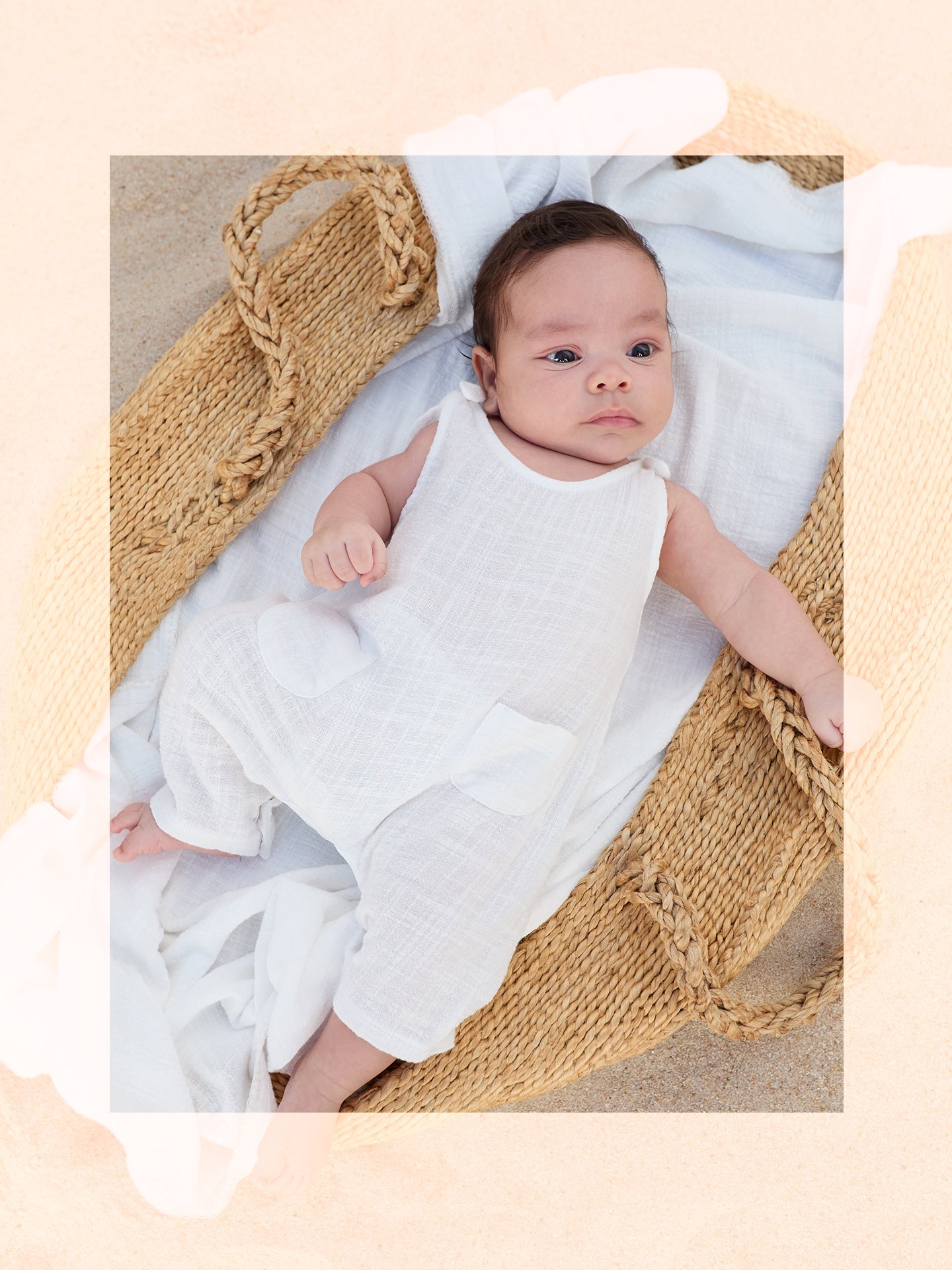 Combinaison en tissu de coton biologique