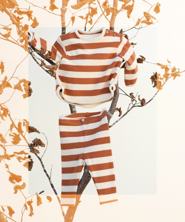 Leggings à motif rayé