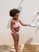 Bikini estampado de algod�n org�nico