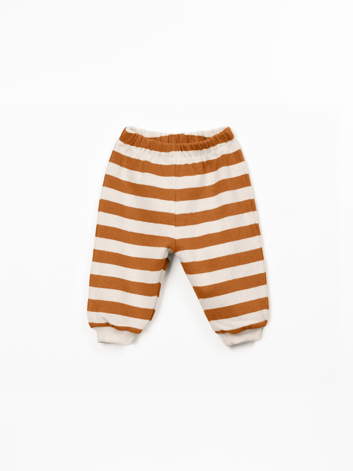 Leggings a righe con cintura elastica