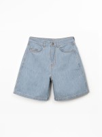 Pantalones cortos vaqueros de algod�n