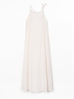 Vestido comprido com al�as 