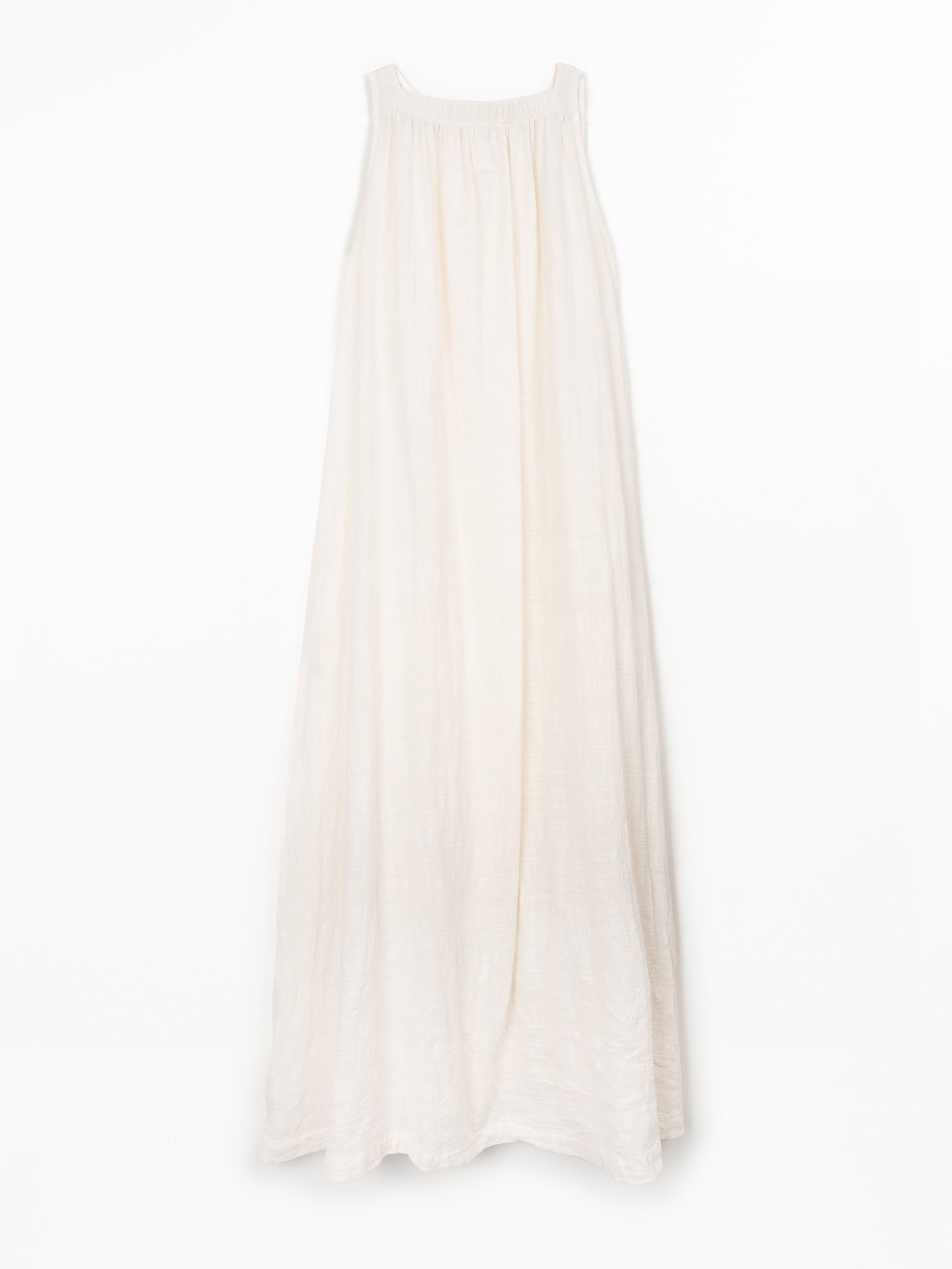 Robe longue sans manches en coton biologique