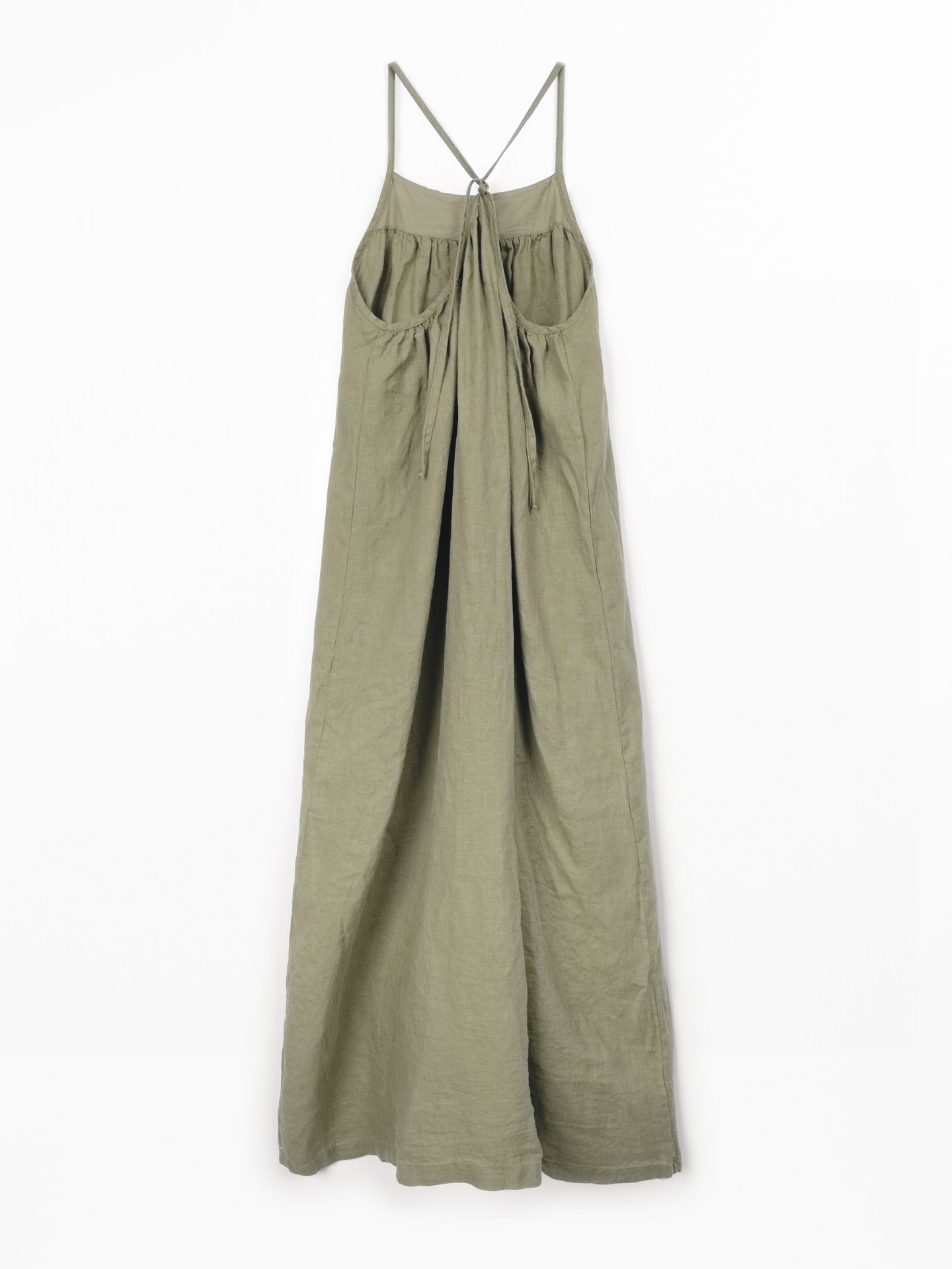 Vestido comprido em linho