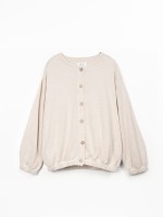 Chaqueta de punto con botones de coco