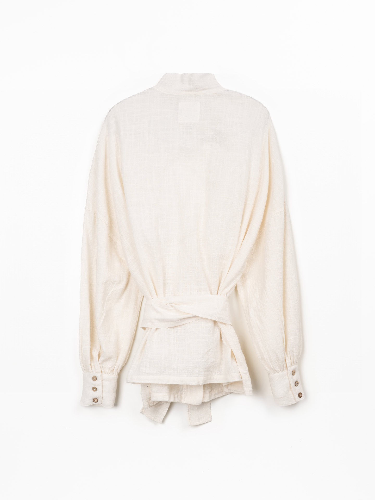 Chemise en tissu de coton biologique