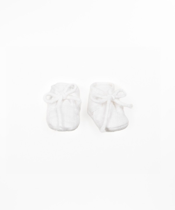 Chaussures en tissu de coton biologique