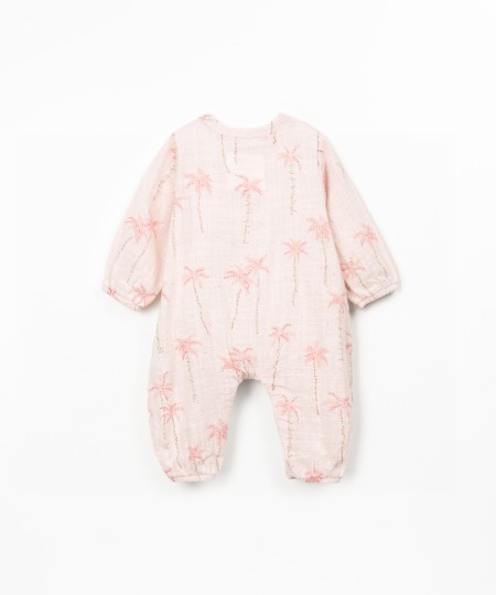 Cotton fabric jumpsuit