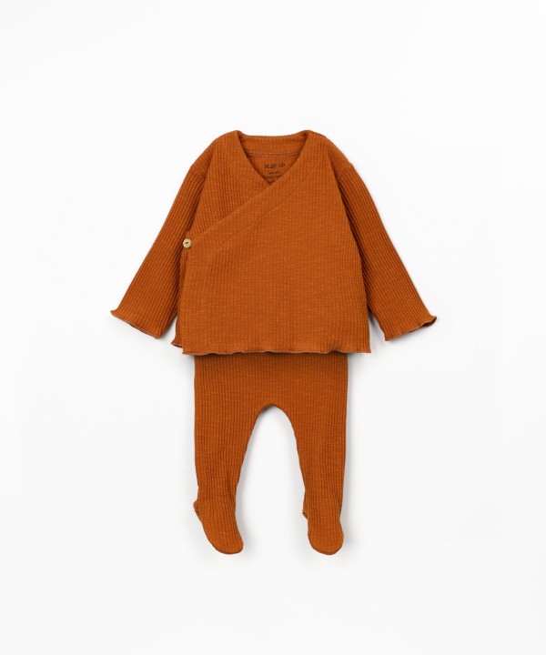 Ensemble en maille de coton biologique