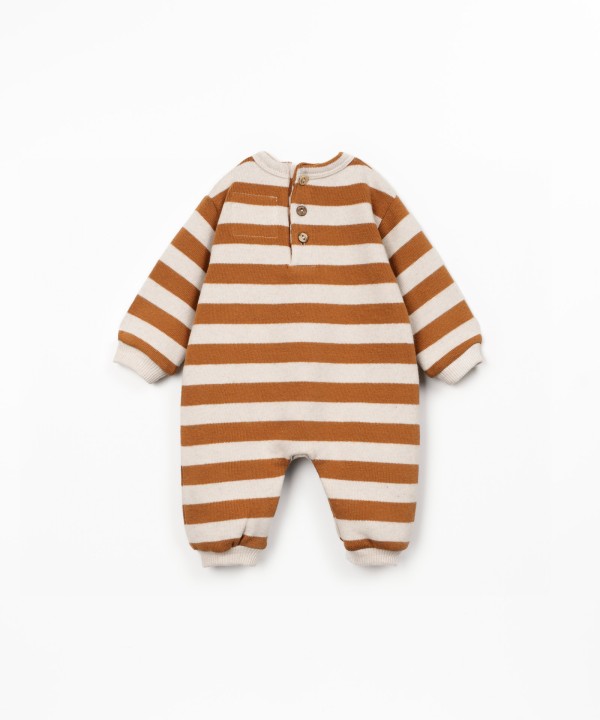 Jumpsuit in regenerative and recycled cotton blend