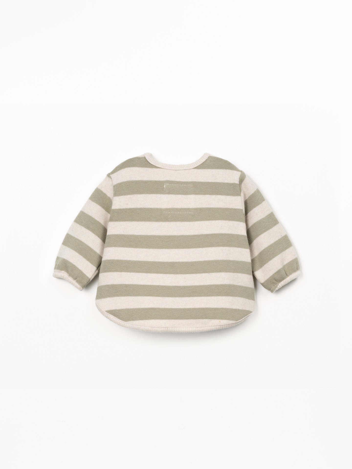 Striped knit sweater