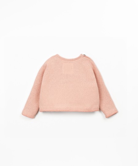 Maglione in misto fibre naturali e fibre riciclate