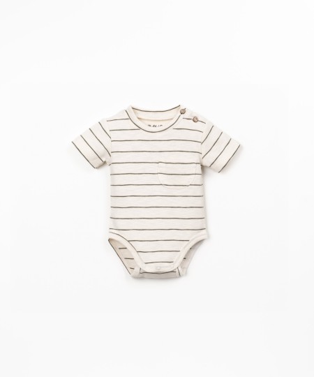 Body rayé en coton biologique