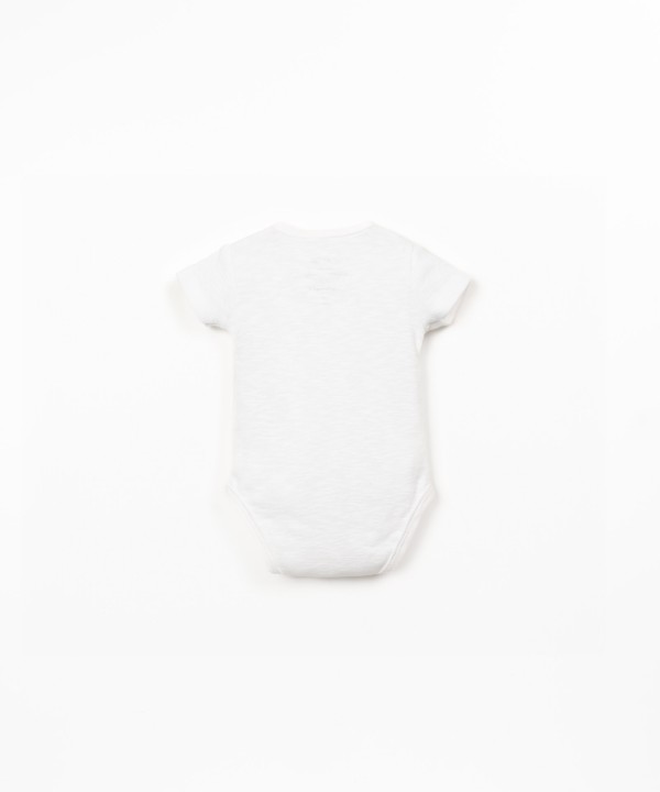 Body en coton biologique à manches courtes