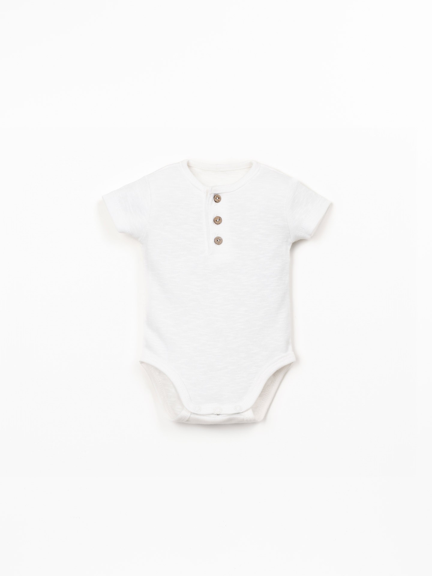 Body en coton biologique à manches courtes