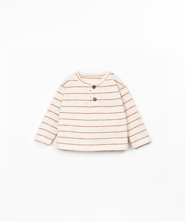 Pull rayé en maille