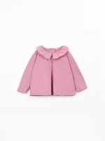 Jersey de punto en mezcla de algod�n org�nico y reciclado