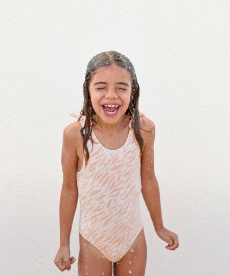 Maillot de bain imprimé en coton biologique