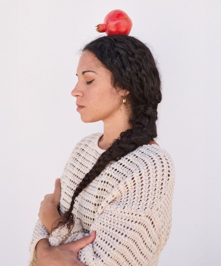 Camisola de malha com algodão reciclado