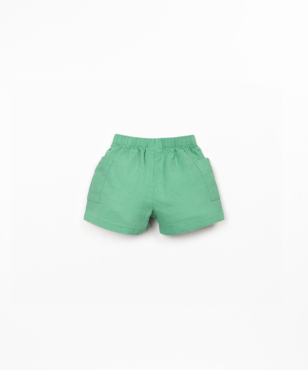 Organic cotton fabric shorts