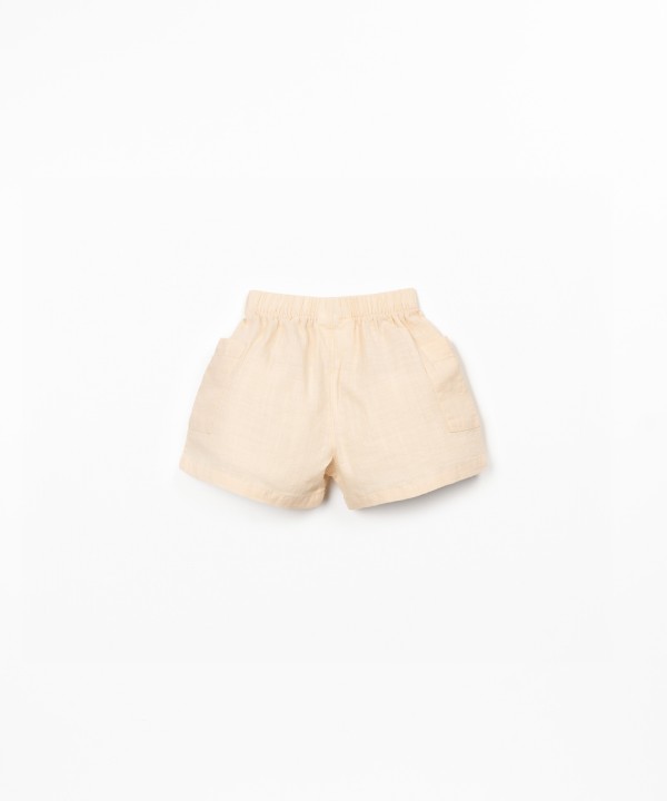 Fabric shorts in organic cotton