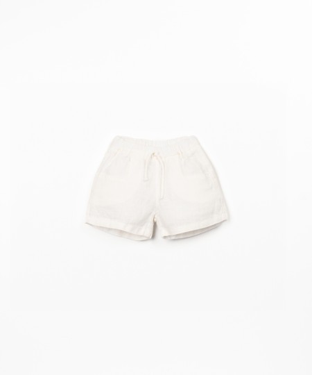 Short en tissu de lin