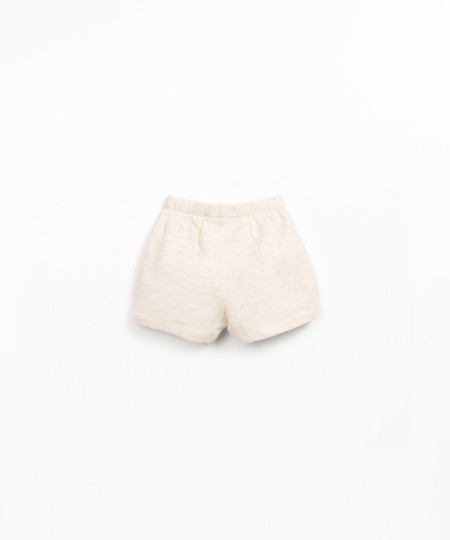 Pantalones cortos de punto en algodón orgánico