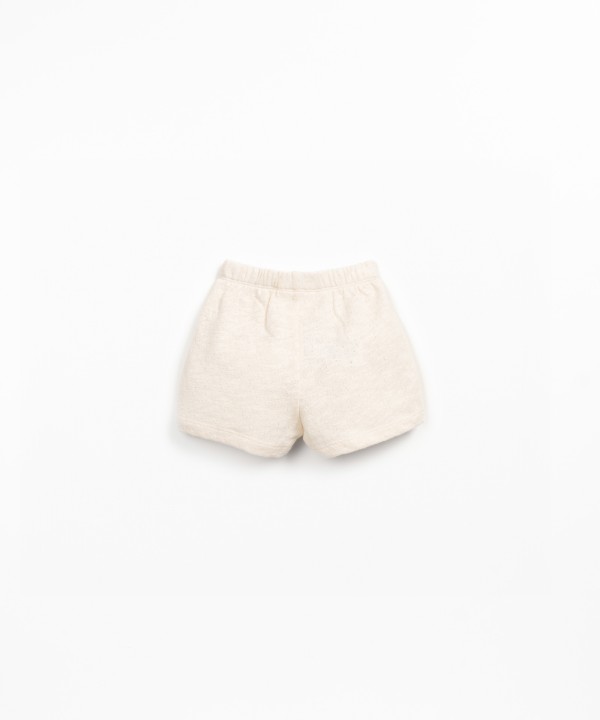 Short en maille en coton biologique