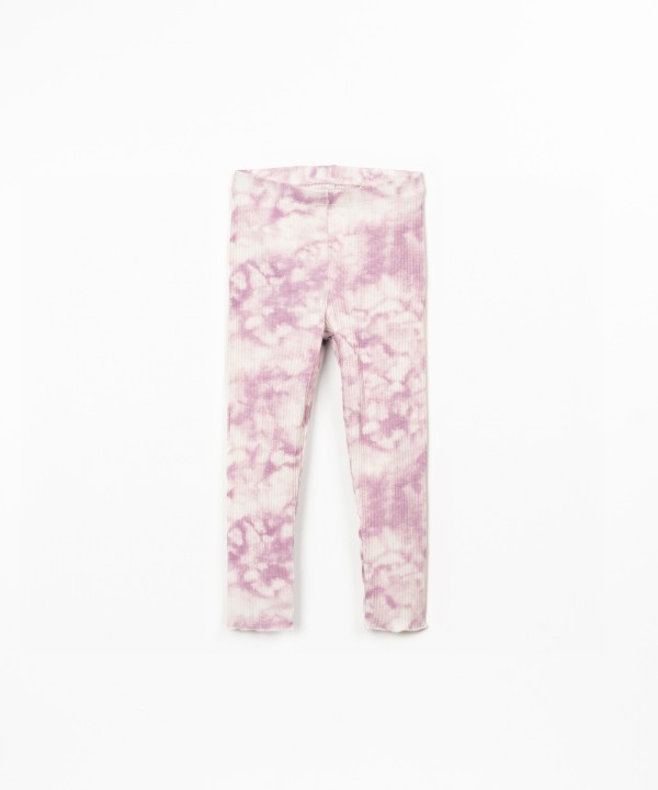 Leggings imprimé tie dye